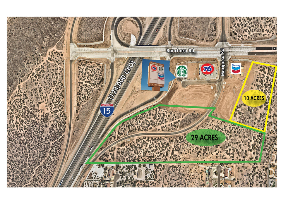 39 Commercial Acres on 15 Freeway For Sale Ranchero Crossings
