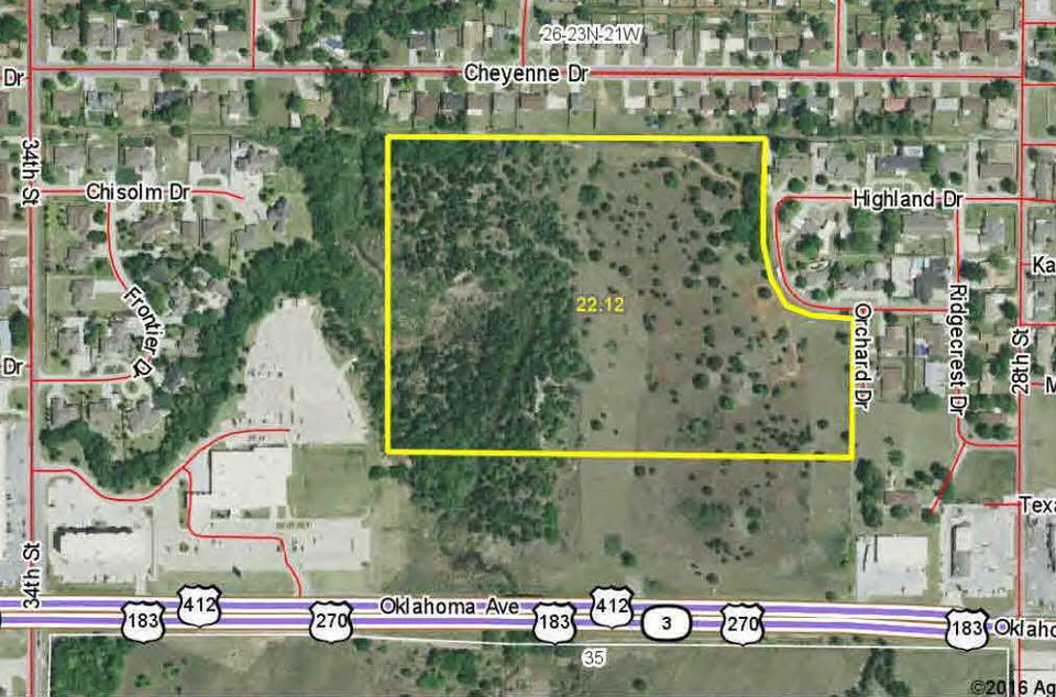 Woodward Land Available Hwy 412 between 28th and 34th, Woodward, OK