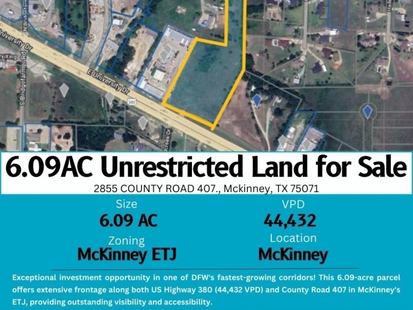 2855 Co Rd 407 County Road 407 , McKinney, TX, 75071