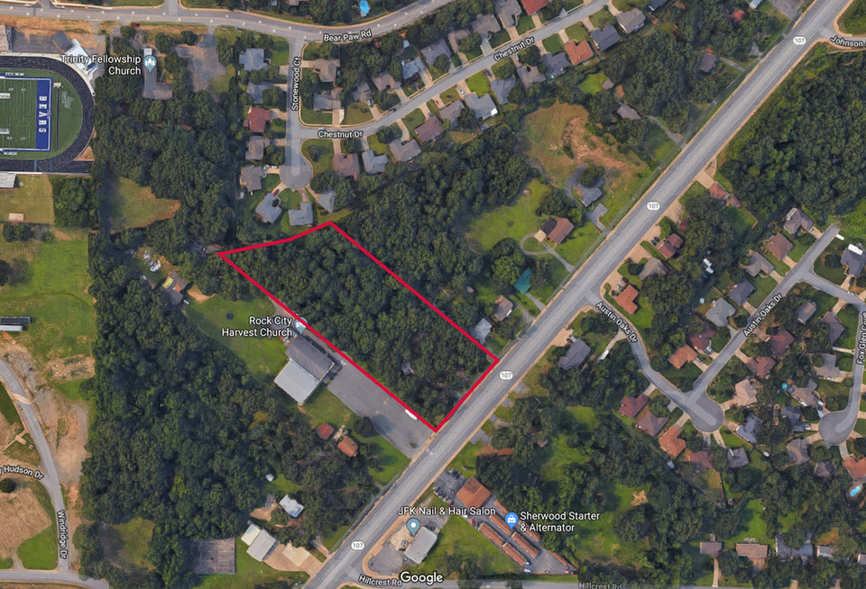 2.57 AC Land for Sale on Hwy 107 Highway 107, Sherwood, AR, 72120