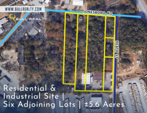 Six Adjoining Sites on Jonesboro Rd & Heath St, Fairburn, GA, 30213