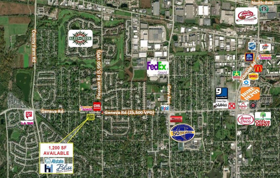 1,200 SF Retail / Office Space Outstanding Frontage, Visibility