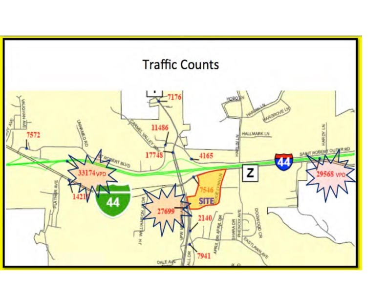I44 & MO Ave. Interstate Frontage Outlots St Robert MO Ft. Leonard