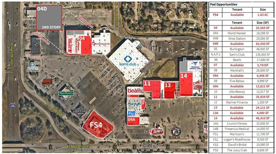 3288 Airport Blvd, Mobile, AL, 36606