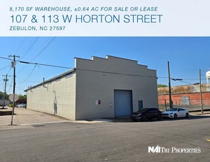 107 & 113 W Horton St, Zebulon, NC, 27597