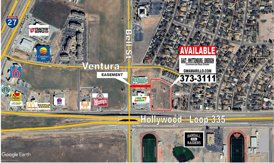 Hollywood Rd, Amarillo, TX, 79109