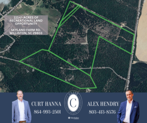 Skyland Farm Rd , Williston, SC, 29853