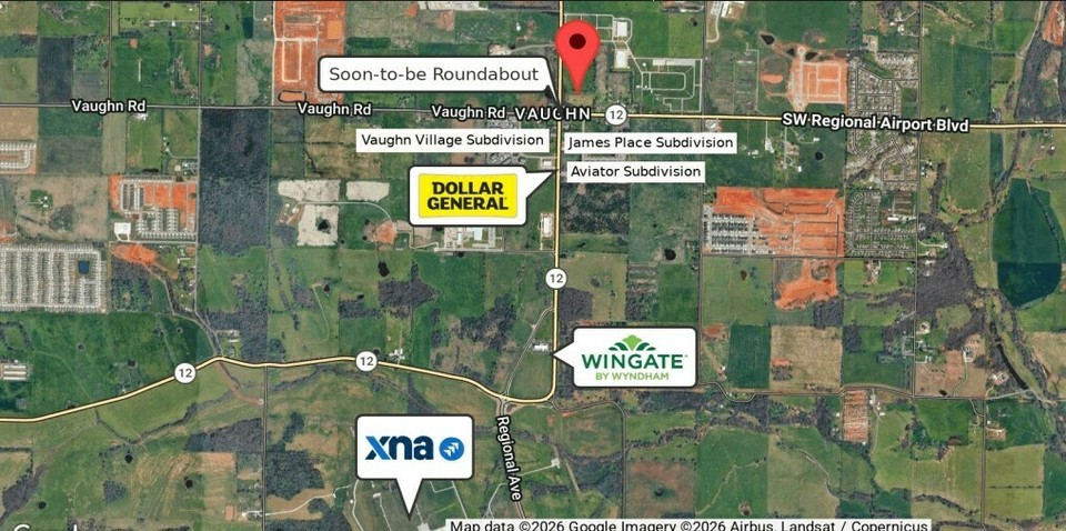 5.81 AC Hwy 12 & N Vaughn Road, Bentonville, AR, 72712