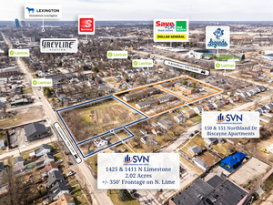 150-151 Northland Drive; 1411 & 1425 N Limestone, Lexington, KY, 40505