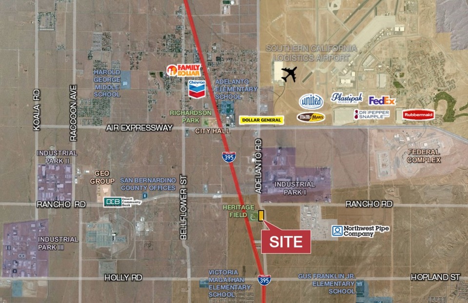 Commercial Land Adjacent to Heritage Field Adelanto Road , Adelanto