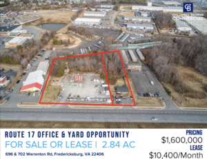 696 & 702 Warrenton Rd, Fredericksburg, VA, 22406