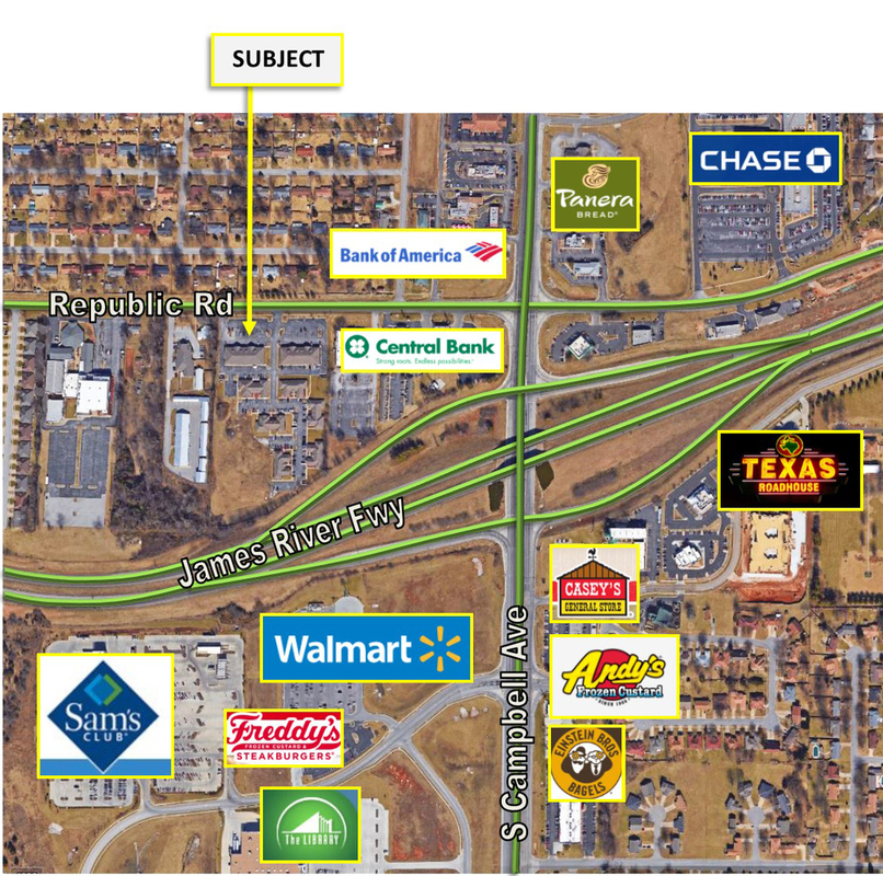 Academy Bank Springfield Mo >> 3,000' RETAIL/OFFICE AT CAMPBELL & JAMES RIVER FWY - 640 W ... Academy Bank Springfield Mo >> 3,000' RETAIL/OFFICE AT CAMPBELL & JAMES RIVER FWY - 640 W ...
