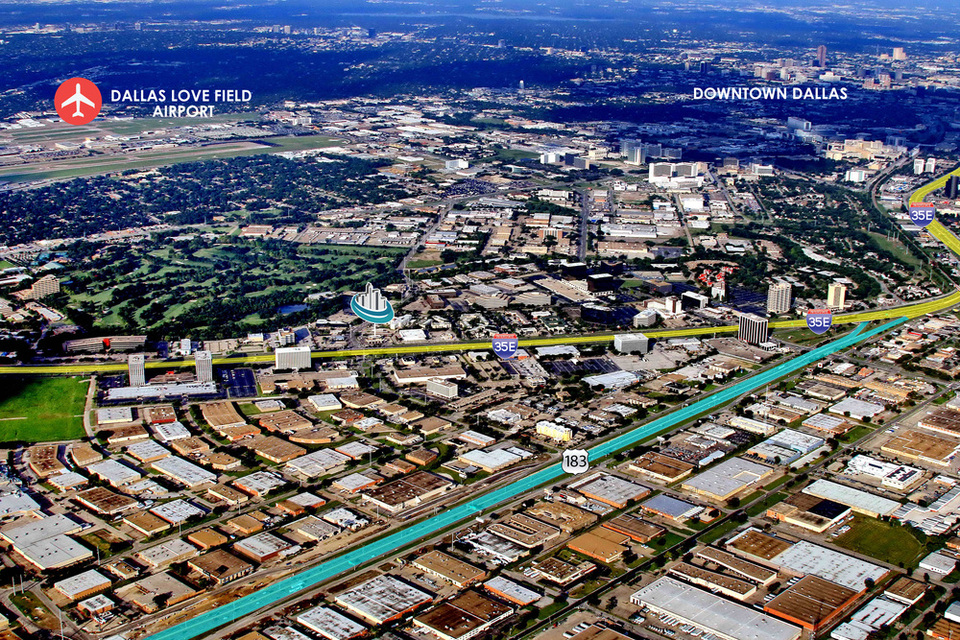 High Volume Shell Gas Station with McDonalds Tenant 8390 N. Stemmons