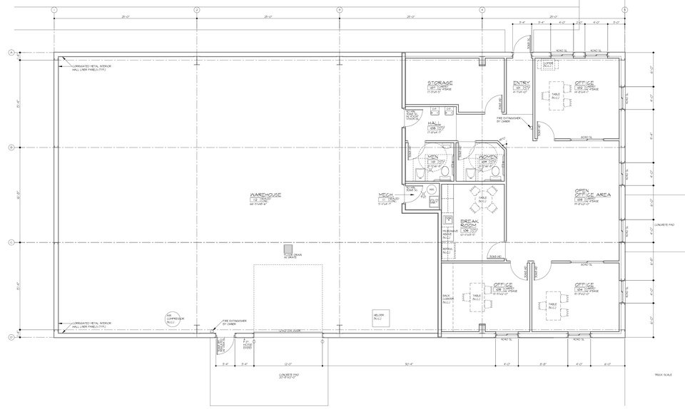 5,000 SF Industrial Building for sale with 3 +/ acres of land. 2725