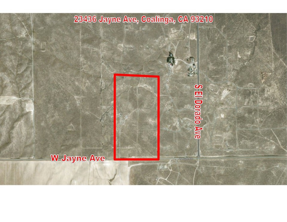 78.18 Acre Solar Farm Land For Sale in Coalinga, CA 23436 Jayne Ave