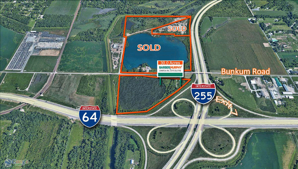 30 Acre Industrial Site at I64/I255 Interchange in St. Louis MSA E
